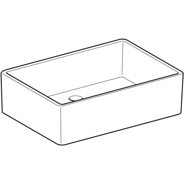 Mehrzweckbecken „Publica“ 60 cm in weiß alpin Mehrzweckbecken „Publica“ 60 cm in weiß alpin