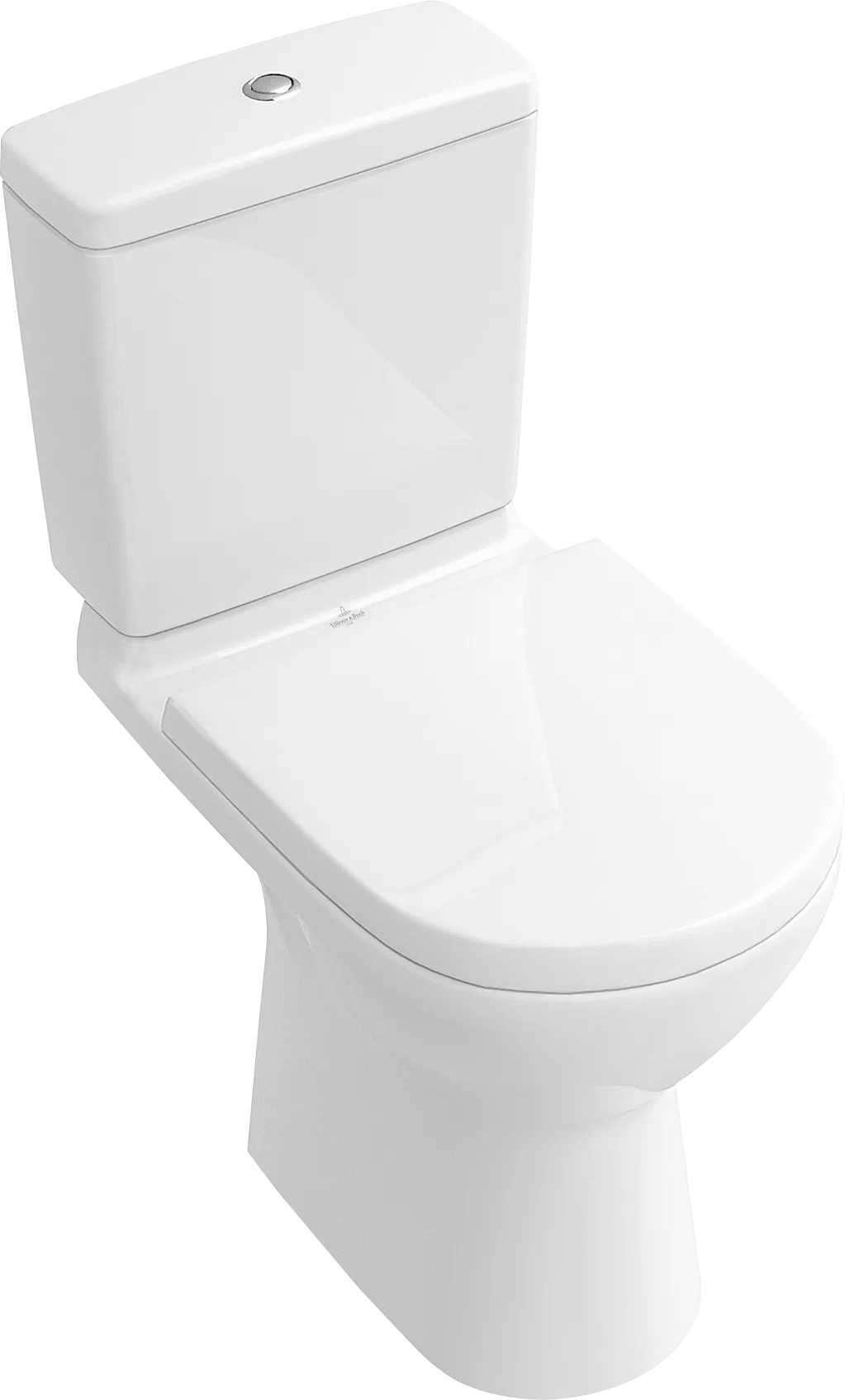 Tiefspül-WC für Kombination O.novo 566101, 360 x 650 x 400 mm, Oval, bodenstehend, Abgang senkrecht, Weiß Alpin