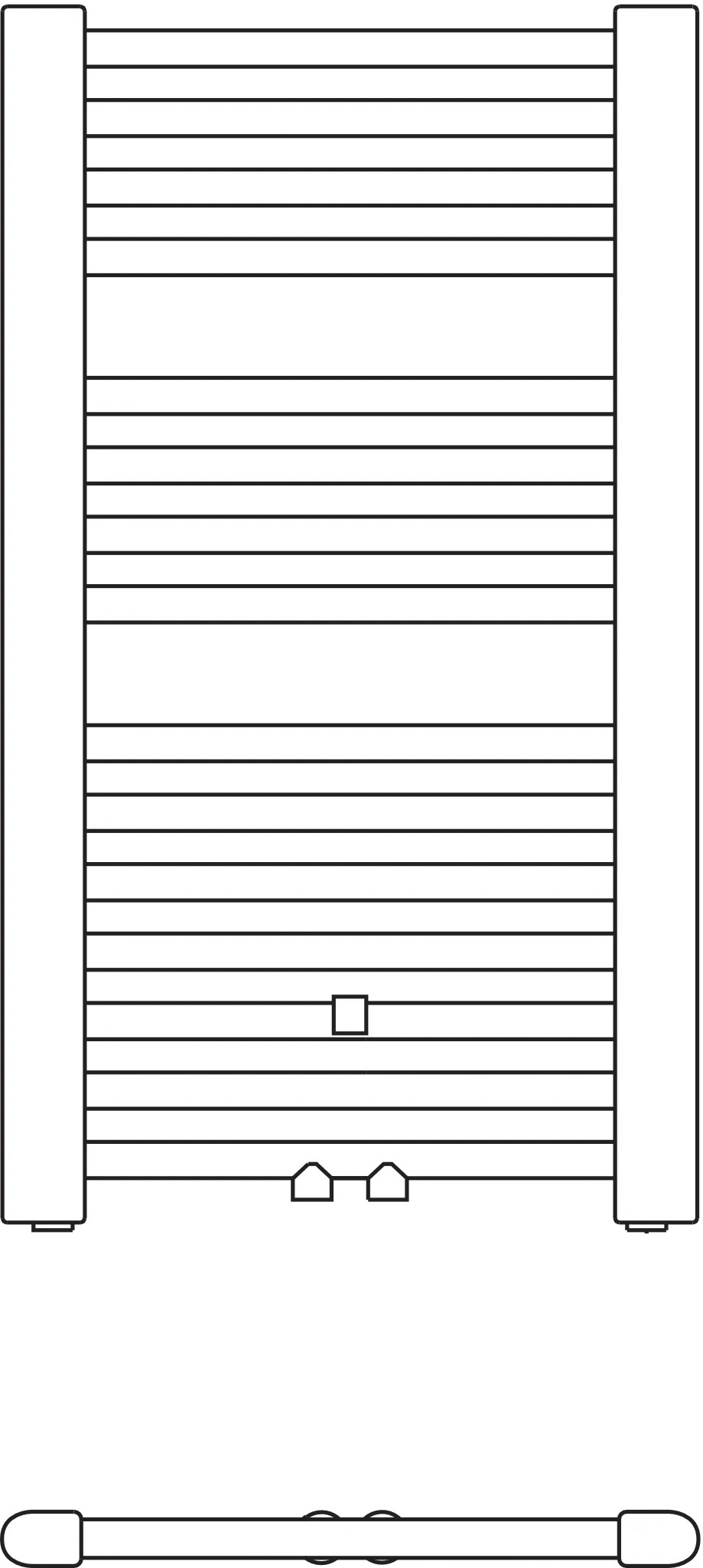 Kermi Heizkörper „Basic®-50“ 45 × 80,4 cm in Weiß Kermi Heizkörper „Basic®-50“ 45 × 80,4 cm in Weiß