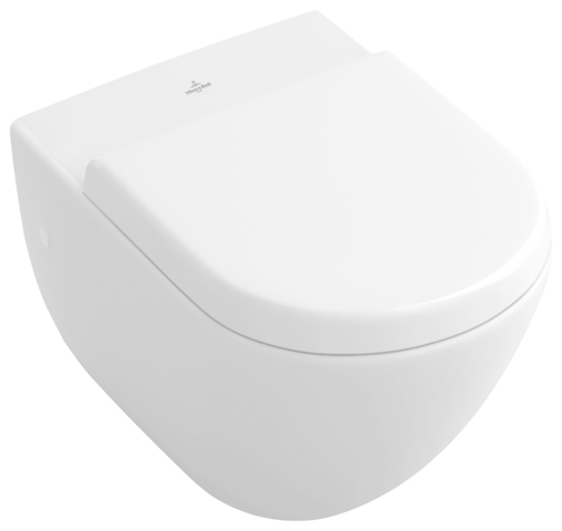 Wand-Flachspül-WC „Subway“ 37 × 36,5 × 56 cm, mit Spülrand