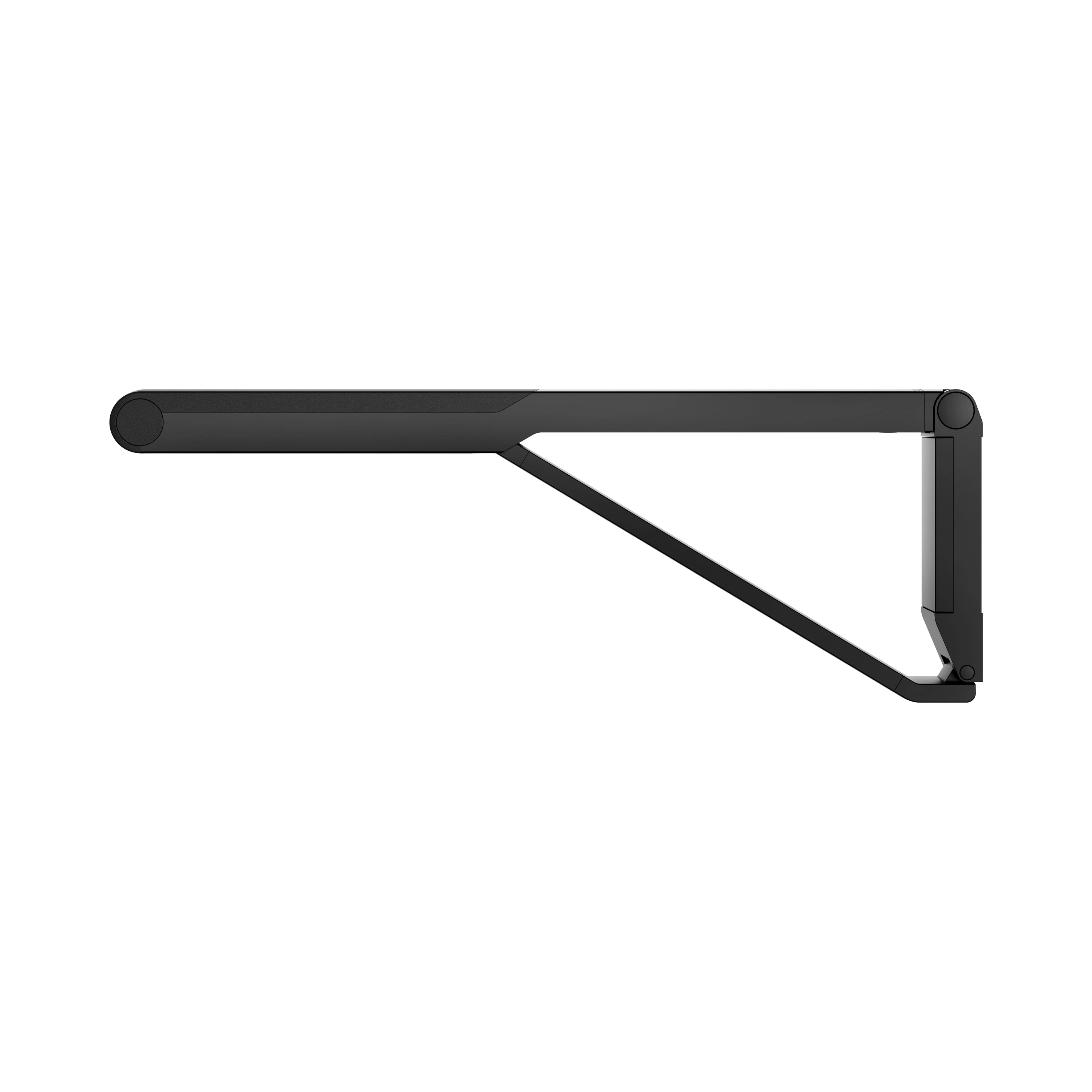 AXESS 35003370737 Stützklappgriff WC 700 mm schwarz matt/schwarz
