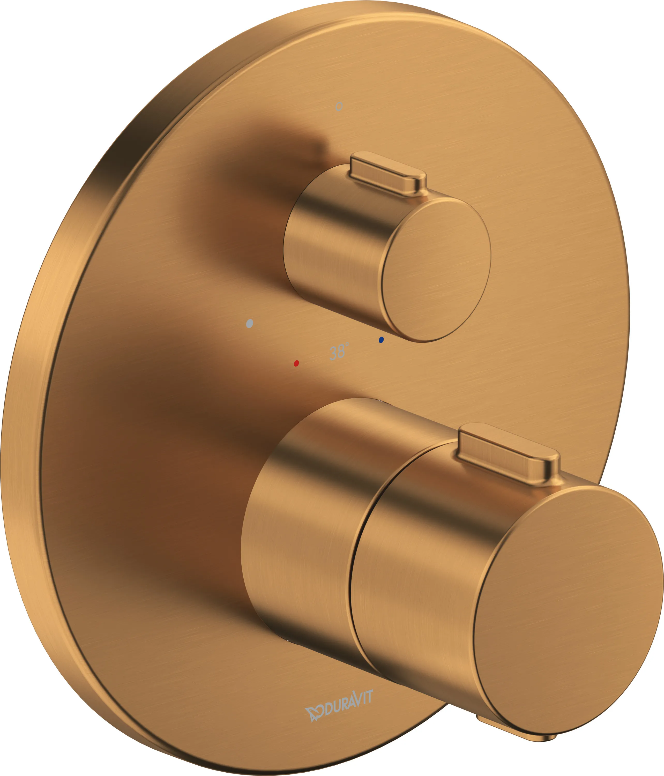 Duravit Zweihand-Unterputz-Armatur „Thermostatarmaturen“ in Bronze (gebürstet) Duravit Zweihand-Unterputz-Armatur „Thermostatarmaturen“ in Bronze (gebürstet)