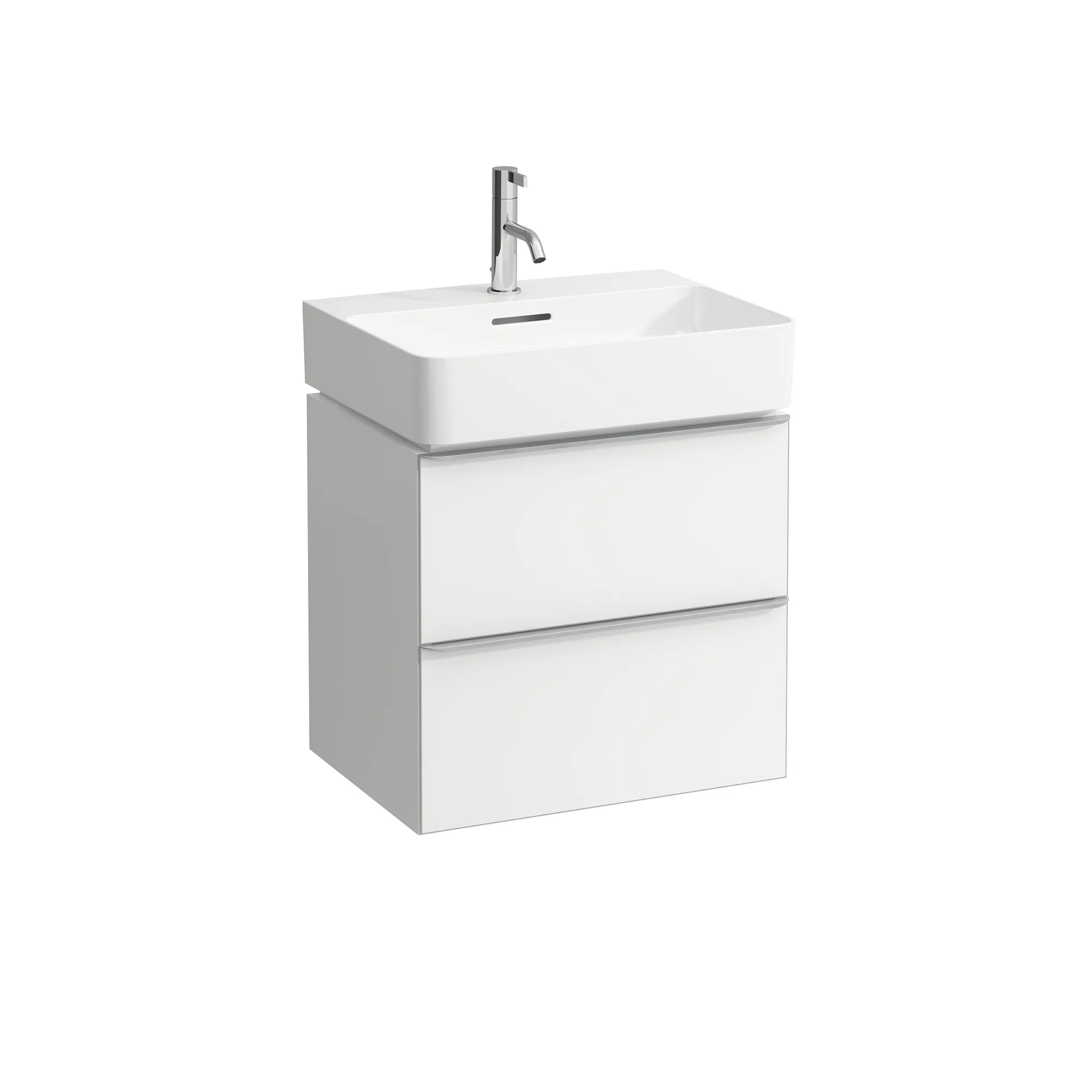 Laufen Waschtischunterbau „SPACE“ 410 × 520 × 535 mm Nussbaum hell Laufen Waschtischunterbau „SPACE“ 410 × 520 × 535 mm Nussbaum hell