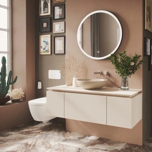 Villeroy & Boch Spiegel „Subway 3.0“ ⌀ 712 mm in BiColour (Black Matt, White Matt) Villeroy & Boch Spiegel „Subway 3.0“ ⌀ 712 mm in BiColour (Black Matt, White Matt)