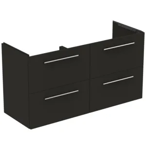 Ideal Standard i.life A Möbeldoppel-Waschtischunterschrank 4 Auszüge Carbongrau matt 1200x440x630 mm Ideal Standard i.life A Möbeldoppel-Waschtischunterschrank 4 Auszüge Carbongrau matt 1200x440x630 mm