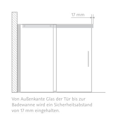 HSK Duschabtrennung Walk-In Schiebetür 2-teilig „K2P“ Walk in Glas Chinchilla, Profile Chromoptik (Alu Hochglanz poliert), H: 2000 mm HSK Duschabtrennung Walk-In Schiebetür 2-teilig „K2P“ Walk in Glas Chinchilla, Profile Chromoptik (Alu Hochglanz poliert), H: 2000 mm
