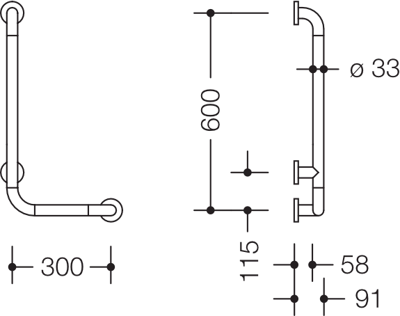 HEWI Haltegriff „Serie 801“