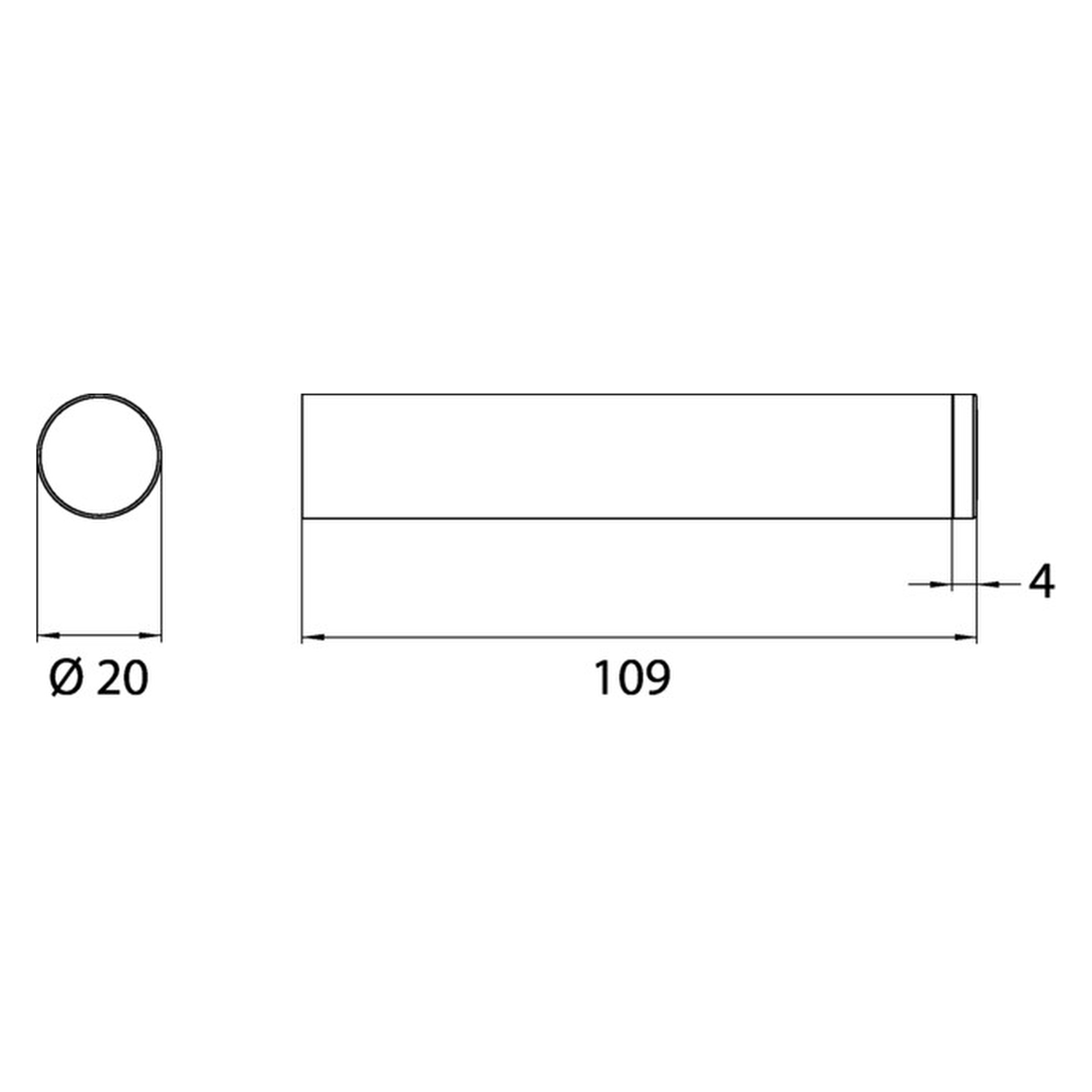 emco Papierhalter „flow“ 2 × 10,9 × 2 cm in chrom, Befestigung verdeckt