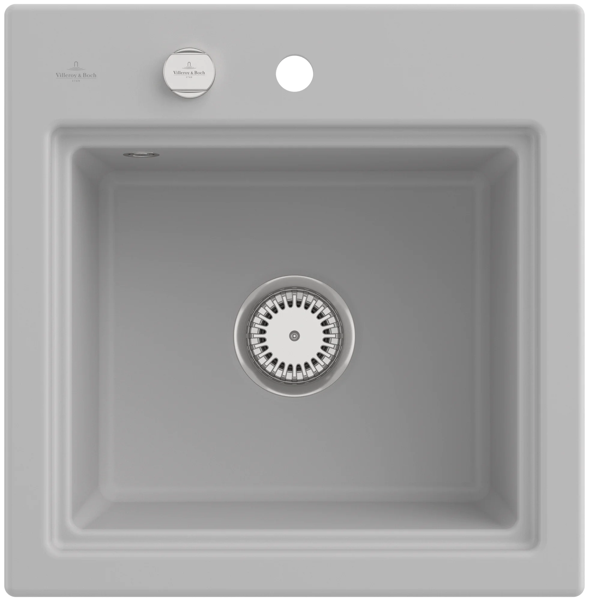 Villeroy & Boch Subway Style 50 S Einbauspüle, 500 x 510 mm, Steam CeramicPlus