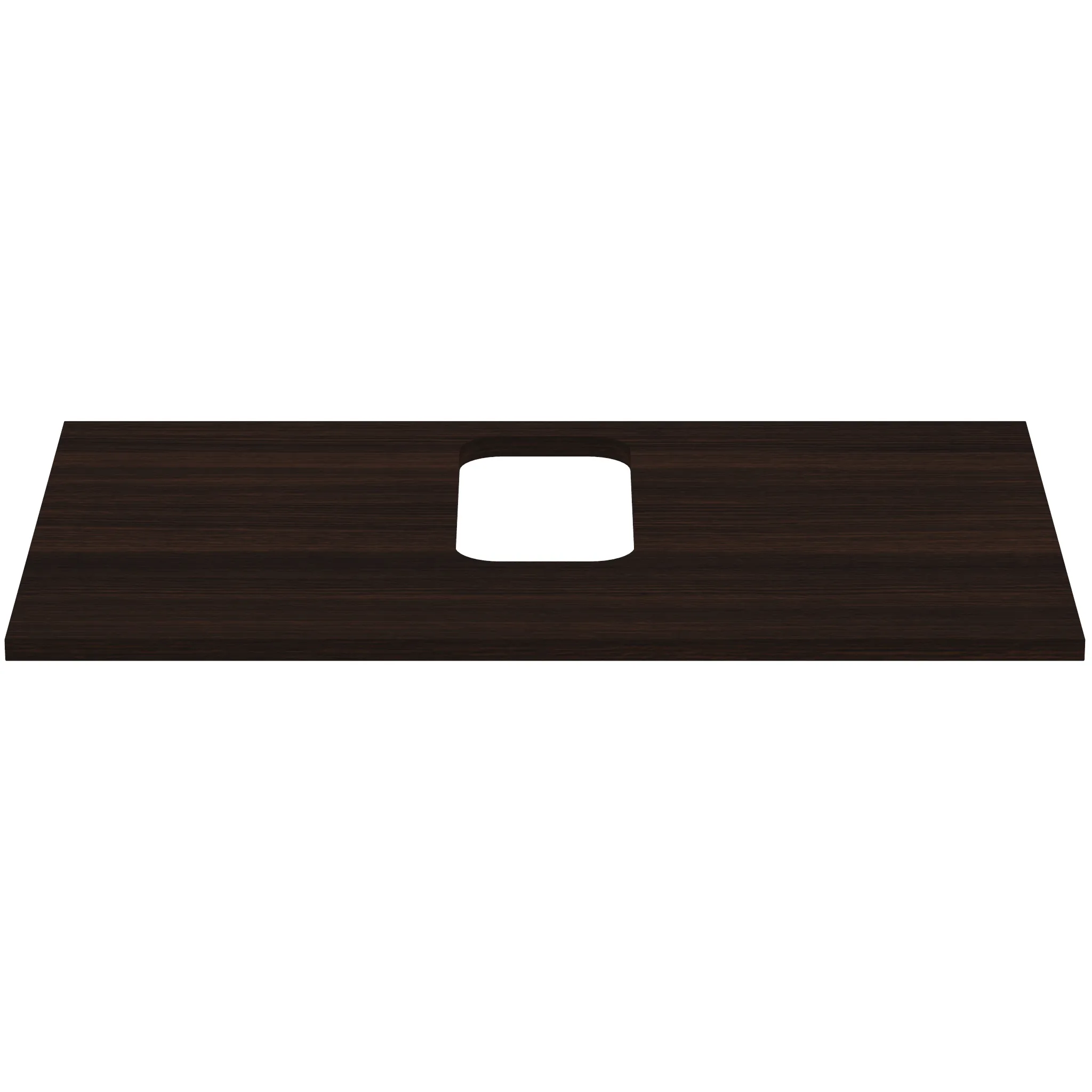 Waschtischplatte i.life B mittiger Ausschnitt für ein Wand-Waschtisch 802x507x18mm Weiß matt