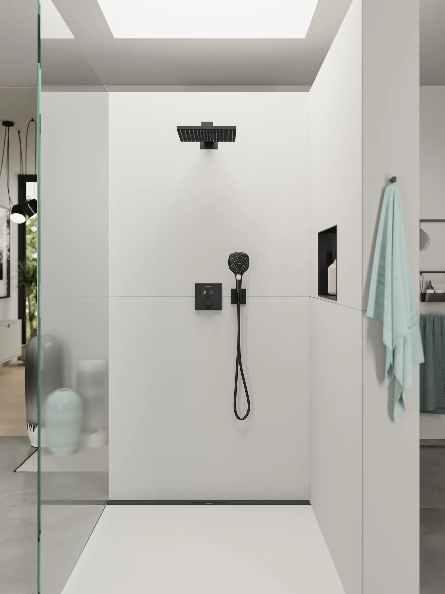 Thermostat Unterputz ShowerSelect Fertigset 2 Verbraucher chrom