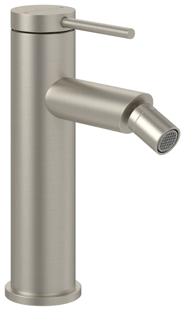 Villeroy & Boch Loop & Friends Einhebel-Bidetarmatur TVB106201153, 38 x 166 x 124 mm, Brushed Nickel Matt Villeroy & Boch Loop & Friends Einhebel-Bidetarmatur TVB106201153, 38 x 166 x 124 mm, Brushed Nickel Matt