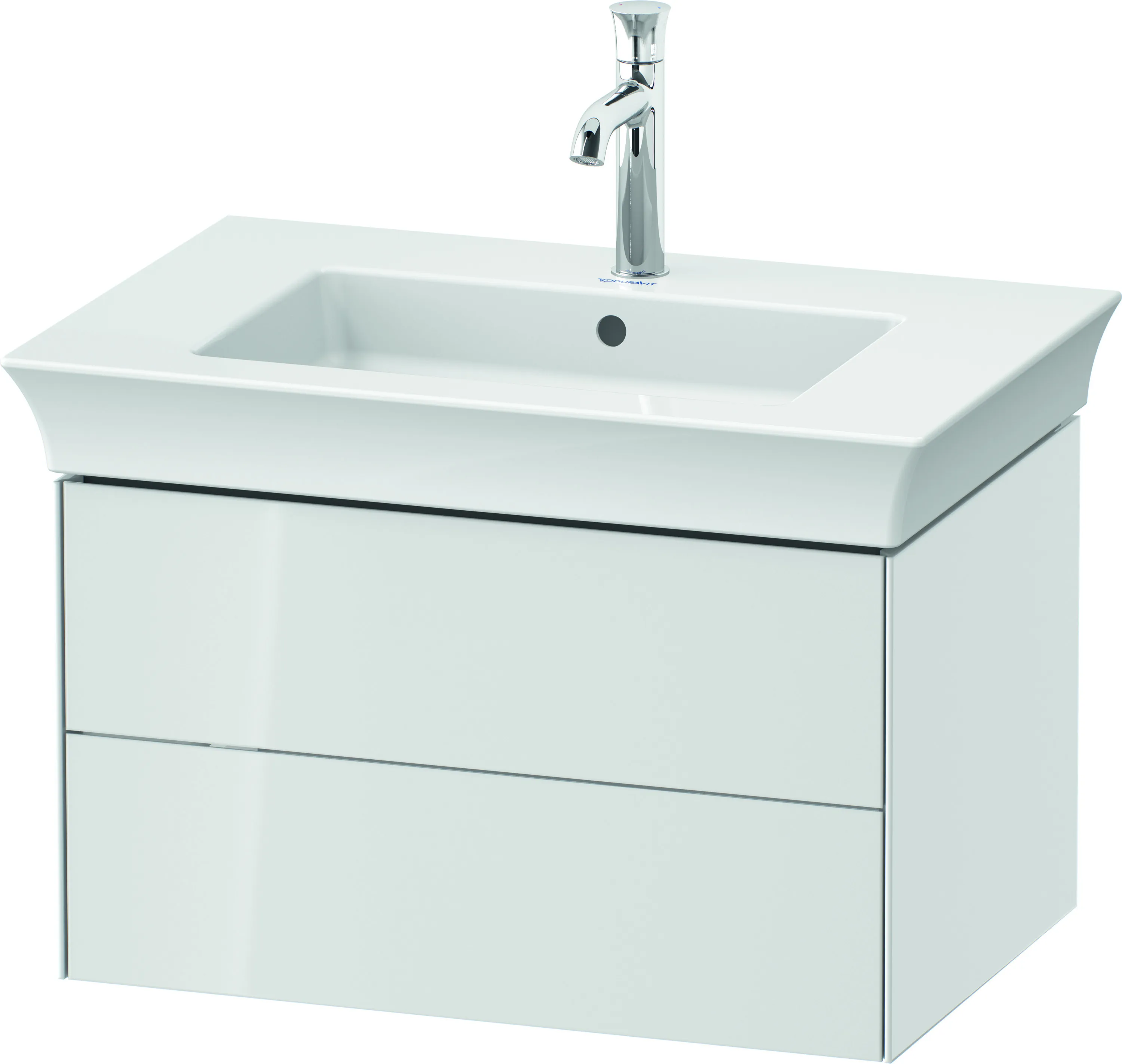 Duravit Waschtischunterschrank wandhängend „White Tulip“ 68,4 × 41 × 45,8 cm Duravit Waschtischunterschrank wandhängend „White Tulip“ 68,4 × 41 × 45,8 cm