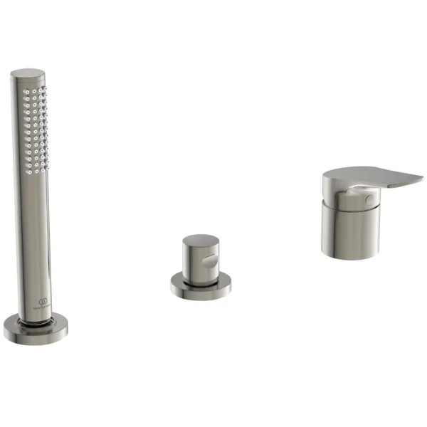 Badearmatur für Wannenrand La Dolce Vita ohne Auslauf mit Handbrause-Set Brushed Gold Badearmatur für Wannenrand La Dolce Vita ohne Auslauf mit Handbrause-Set Brushed Gold