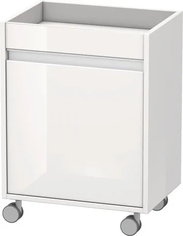 Duravit Rollcontainer „Ketho“ 50 × 67 × 36 cm Weiß Hochglanz Duravit Rollcontainer „Ketho“ 50 × 67 × 36 cm Weiß Hochglanz