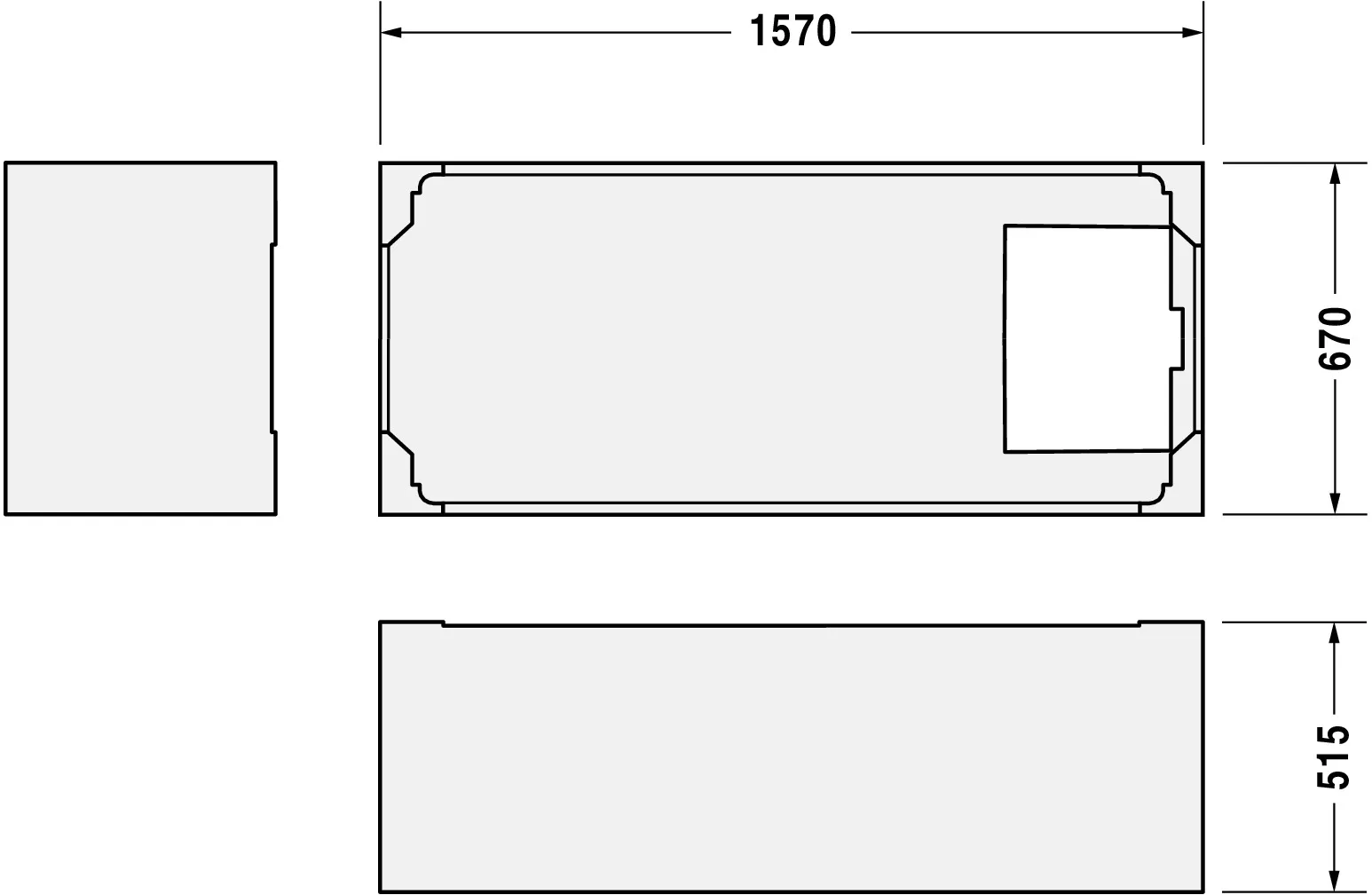 Badewannenträger für D-Code 700096