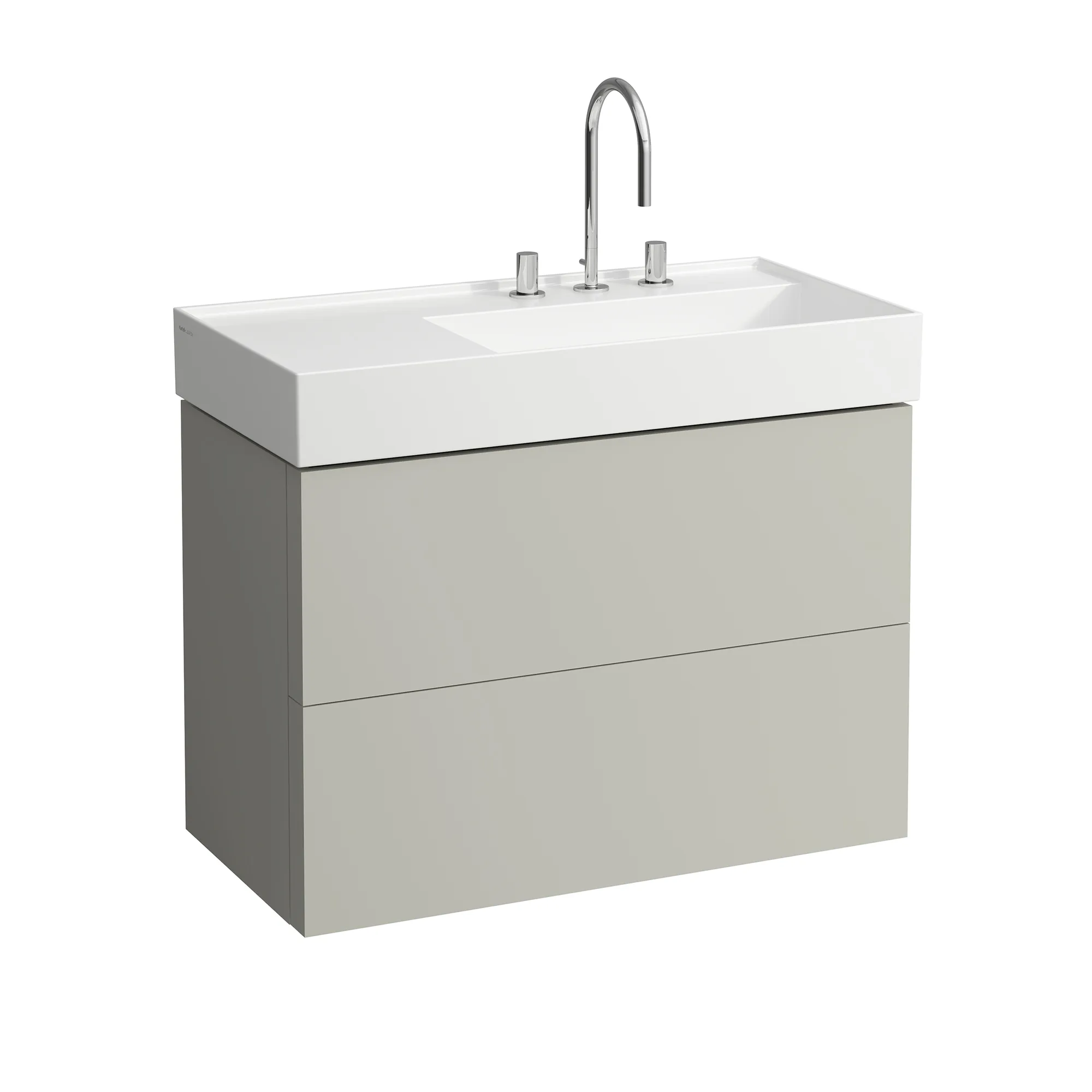 Laufen Waschtischunterbau „Kartell“ 450 × 600 × 880 mm Kieselgrau