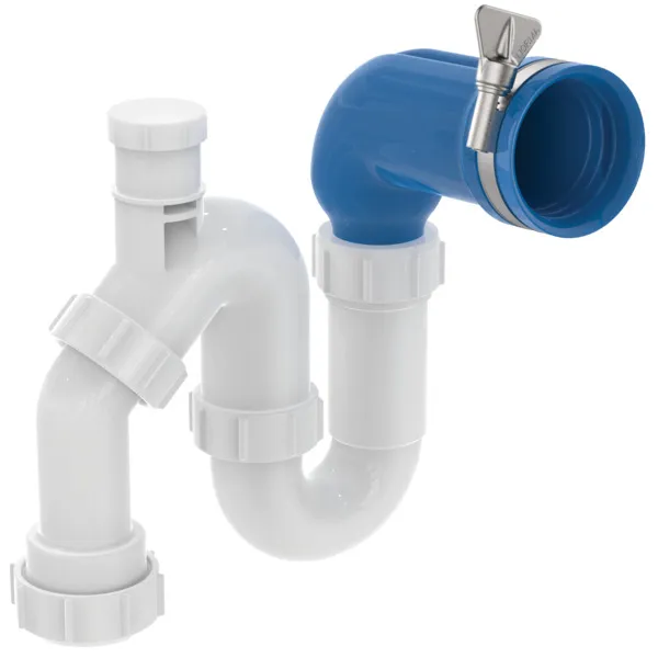 Ideal Standard Contour 21+ Ablauf für Waschtisch mit Finne, weiß