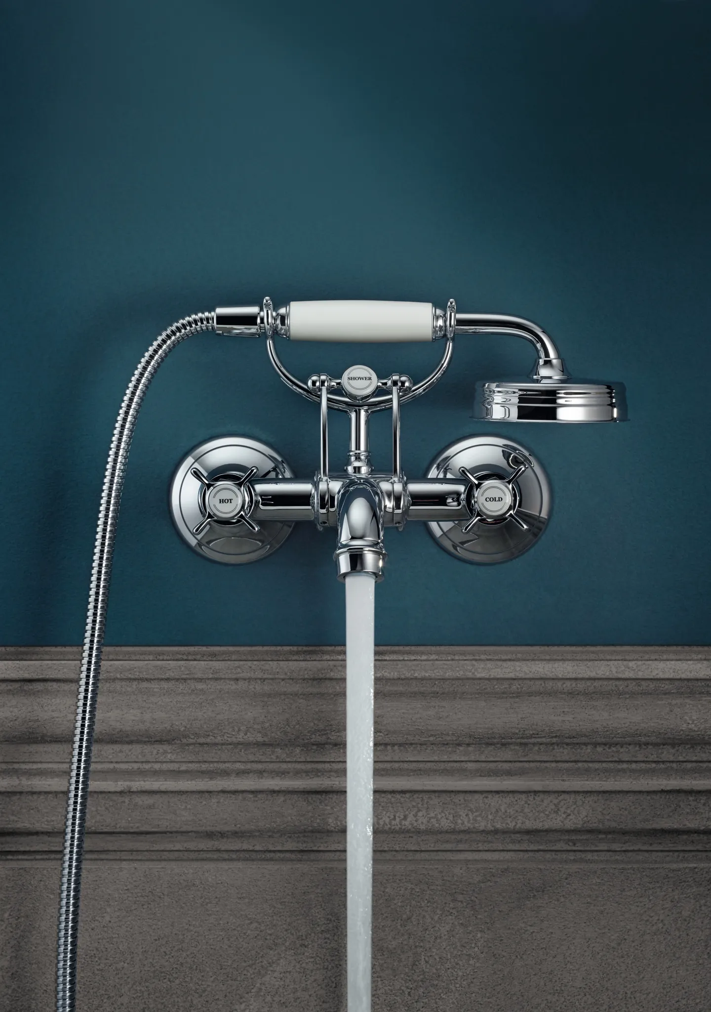 Zweigriff Wannenarmatur Aufputz Axor Montreux chrom Zweigriff Wannenarmatur Aufputz Axor Montreux chrom