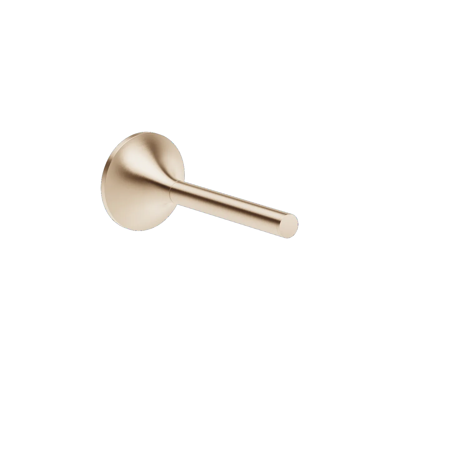 Dornbracht VAIA Reserve-Papierrollenhalter - Champagne gebürstet (22kt Gold) Breite 60 mm Höhe 60 mm Rosette D. 60 mm Ausladung 139 mm