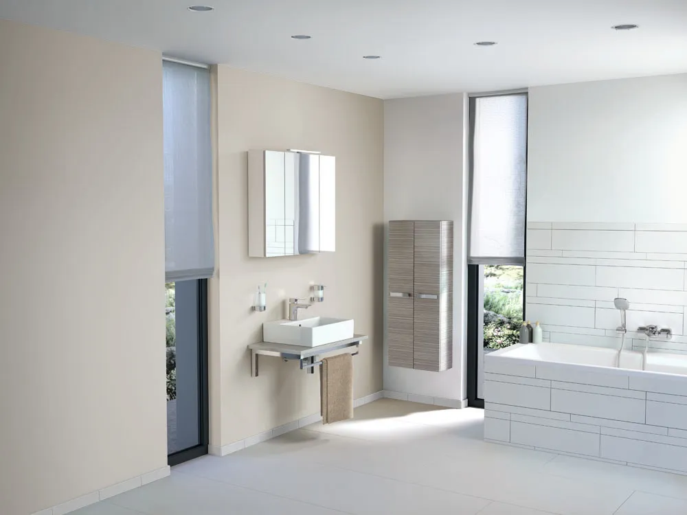 Waschbecken „Strada“ 50 × 42 × 14,5 cm, Hahnlochposition mittig Waschbecken „Strada“ 50 × 42 × 14,5 cm, Hahnlochposition mittig