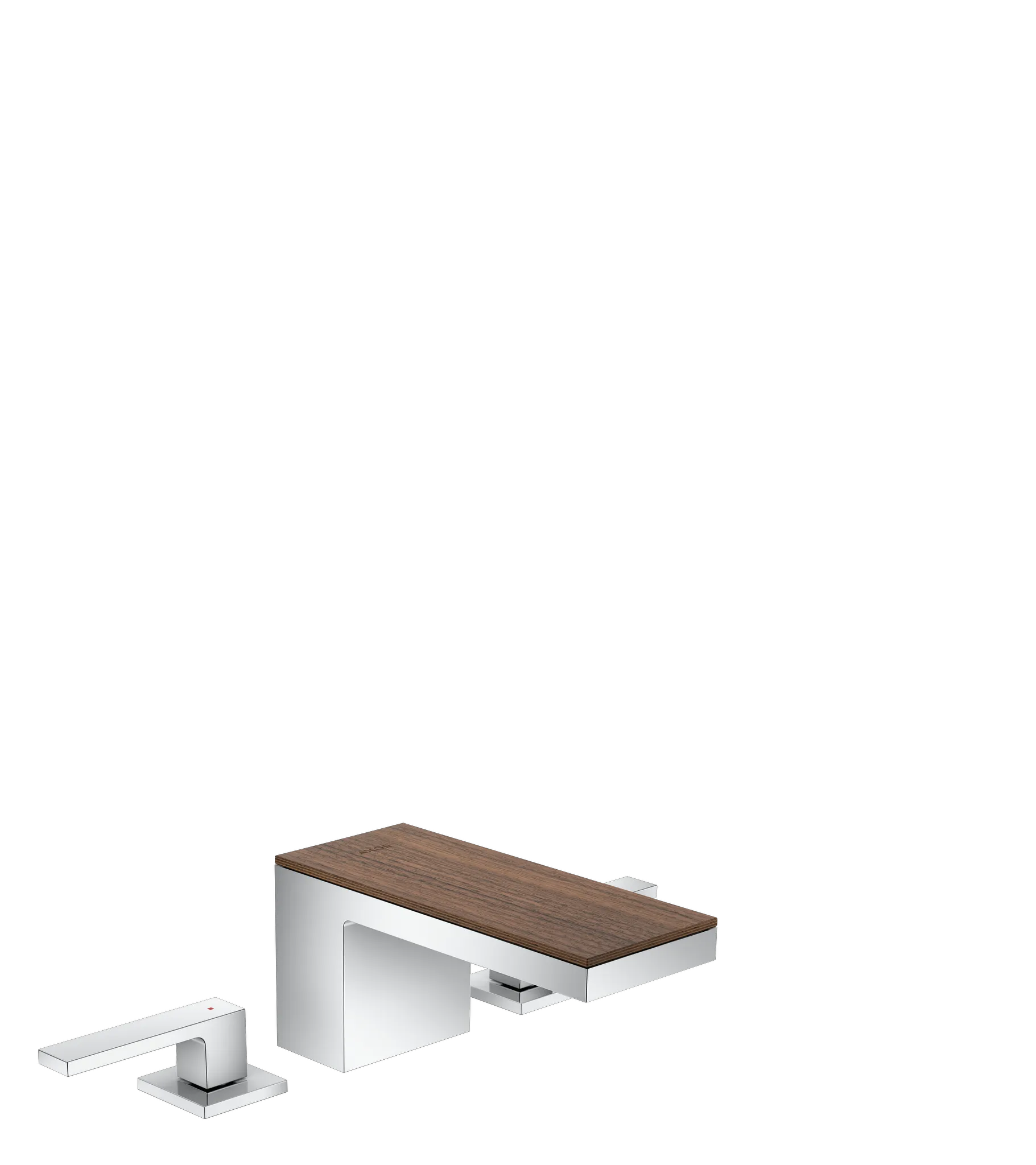 Hansgrohe AXOR MyEdition 3-Loch Waschtischarmatur 70 mit Push-Open Ablaufgarnitur, Chrom Hansgrohe AXOR MyEdition 3-Loch Waschtischarmatur 70 mit Push-Open Ablaufgarnitur, Chrom