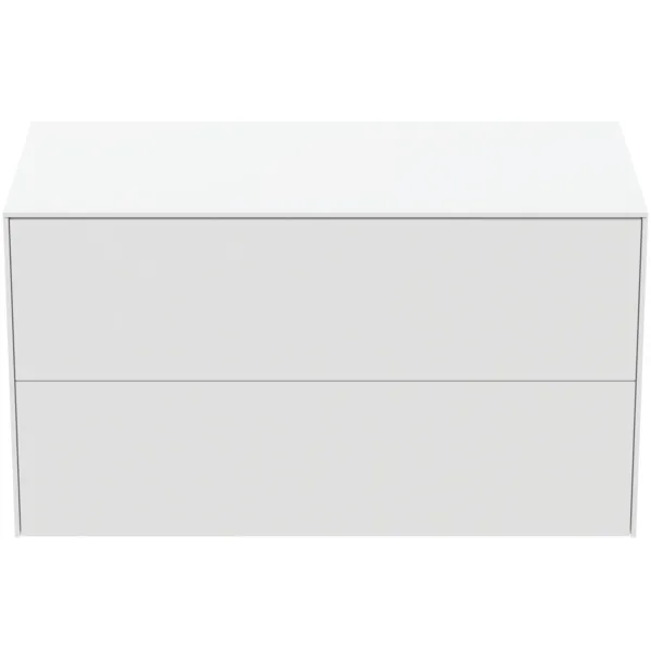 Ideal Standard Waschtischunterschrank Conca, 2 Auszüge, Weiß Ideal Standard Waschtischunterschrank Conca, 2 Auszüge, Weiß