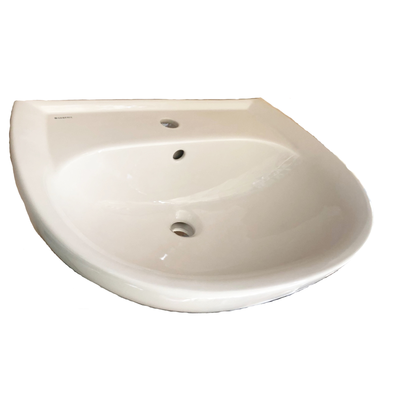 Wandwaschtisch „Renova“, mit Überlauf, Hahnlochposition mittig 60 × 49 cm Wandwaschtisch „Renova“, mit Überlauf, Hahnlochposition mittig 60 × 49 cm