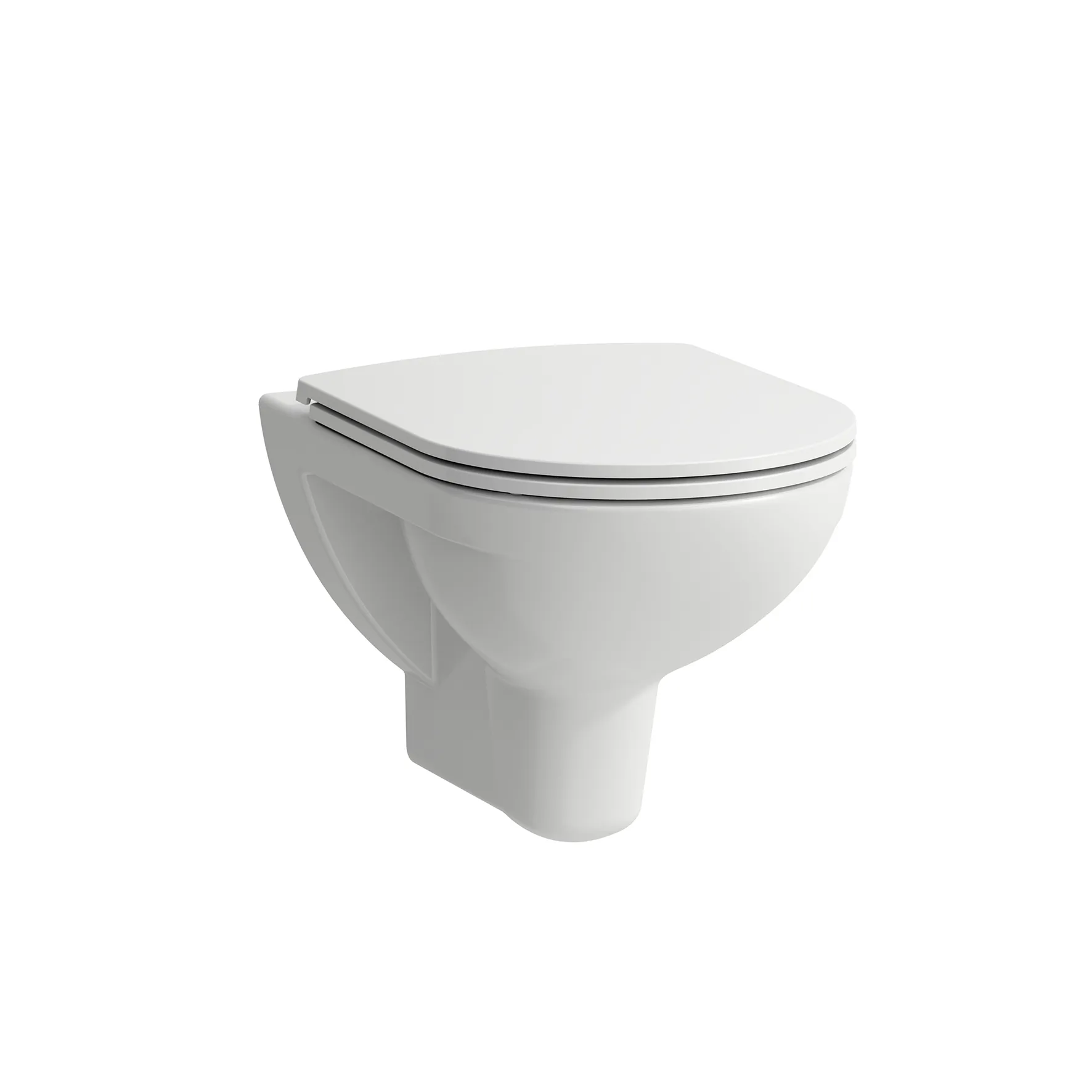 Laufen Wand-Tiefspül-WC „Pro“ 360 × 345 × 530 mm in Weiß, ohne Spülrand Laufen Wand-Tiefspül-WC „Pro“ 360 × 345 × 530 mm in Weiß, ohne Spülrand
