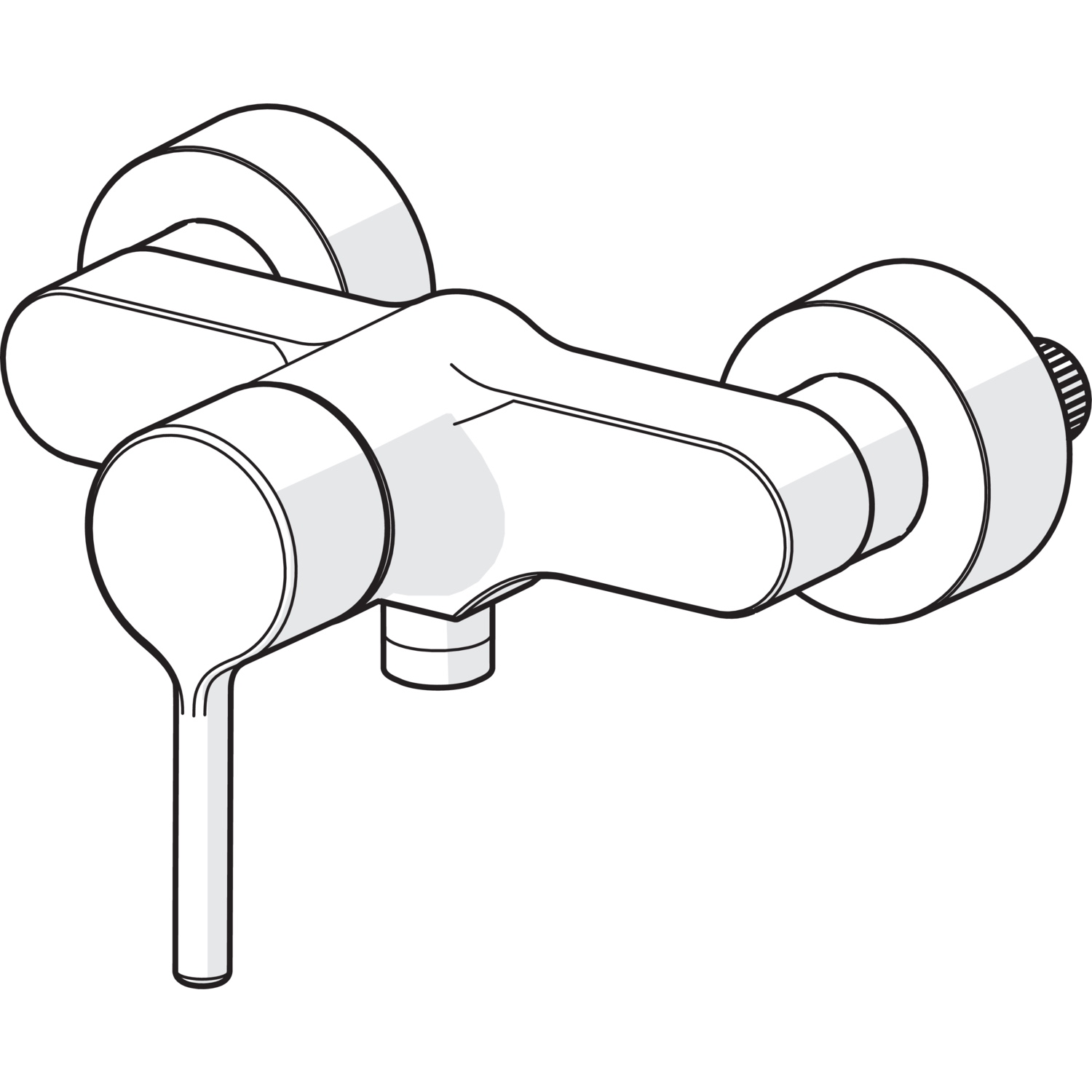 HansaVANTIS Duscharmatur Hansavantis 2022 EHM Brausebatterie 5245 Chrom Pinhebel HansaVANTIS Duscharmatur Hansavantis 2022 EHM Brausebatterie 5245 Chrom Pinhebel
