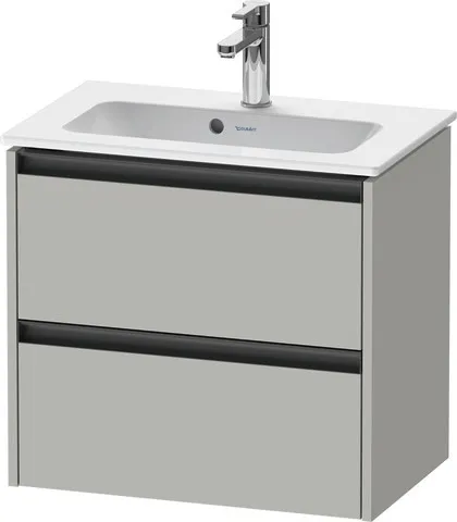 Duravit Waschtischunterschrank wandhängend „Ketho.2“ 61 × 54,9 × 39 cm in Betongrau Matt Duravit Waschtischunterschrank wandhängend „Ketho.2“ 61 × 54,9 × 39 cm in Betongrau Matt