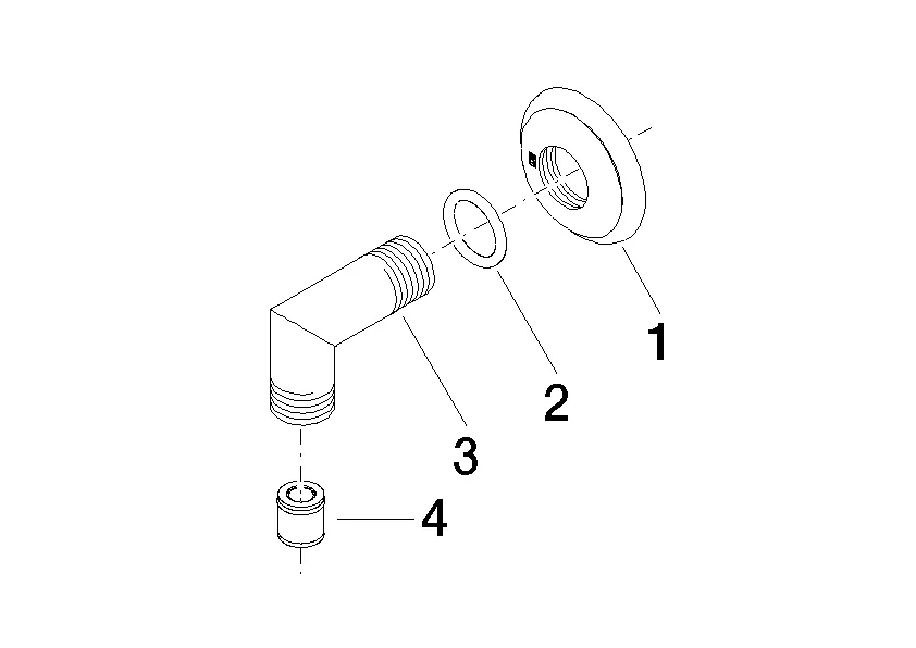Wandanschlussbogen „MADISON“ in Bronze (gebürstet) Wandanschlussbogen „MADISON“ in Bronze (gebürstet)