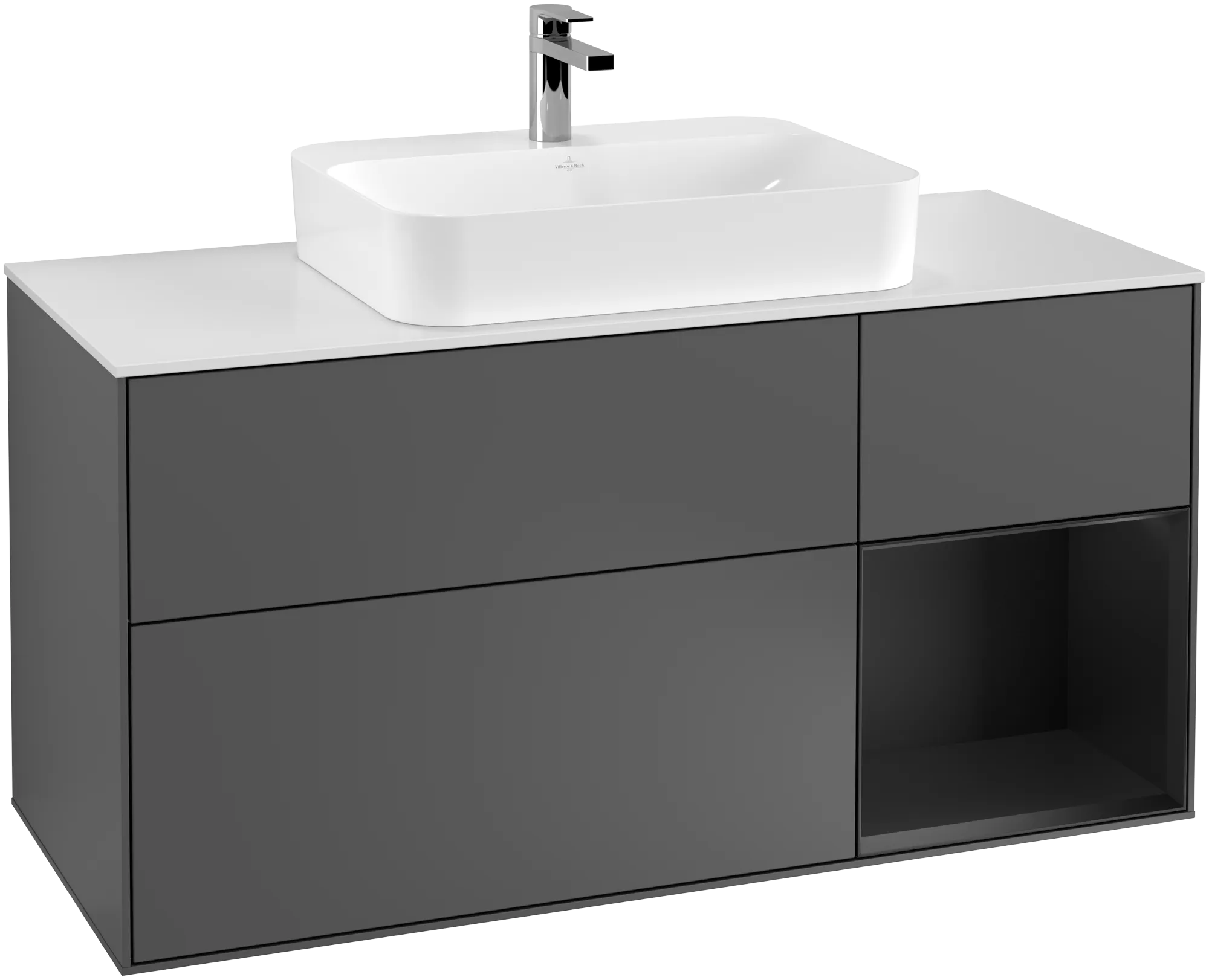 Villeroy & Boch Finion Waschbeckenunterschrank G42 1200x603x501mm anthrazit