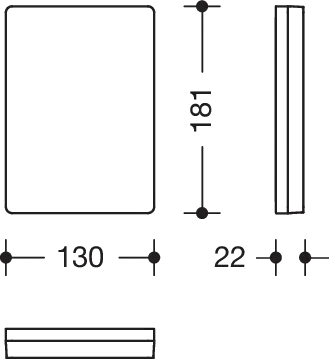HEWI Installationsmaterial in Signalweiß HEWI Installationsmaterial in Signalweiß