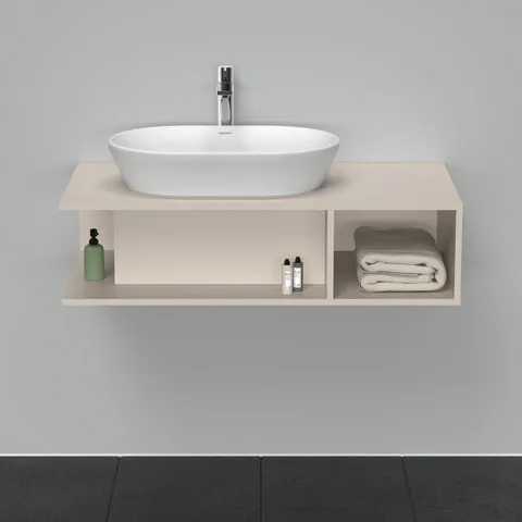 Duravit Waschtischunterschrank wandhängend „D-Neo“ 100 × 26 × 55 cm Taupe Matt Duravit Waschtischunterschrank wandhängend „D-Neo“ 100 × 26 × 55 cm Taupe Matt