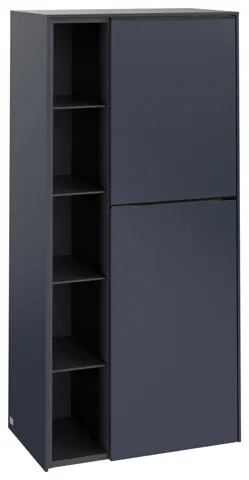 Villeroy & Boch Mittelschrank „Subway 3.0“ 57,4 × 120 × 36,2 × 36,2 cm 2 Türen, Anschlag (Scharnier) rechts, 2 Türen, Anschlag rechts