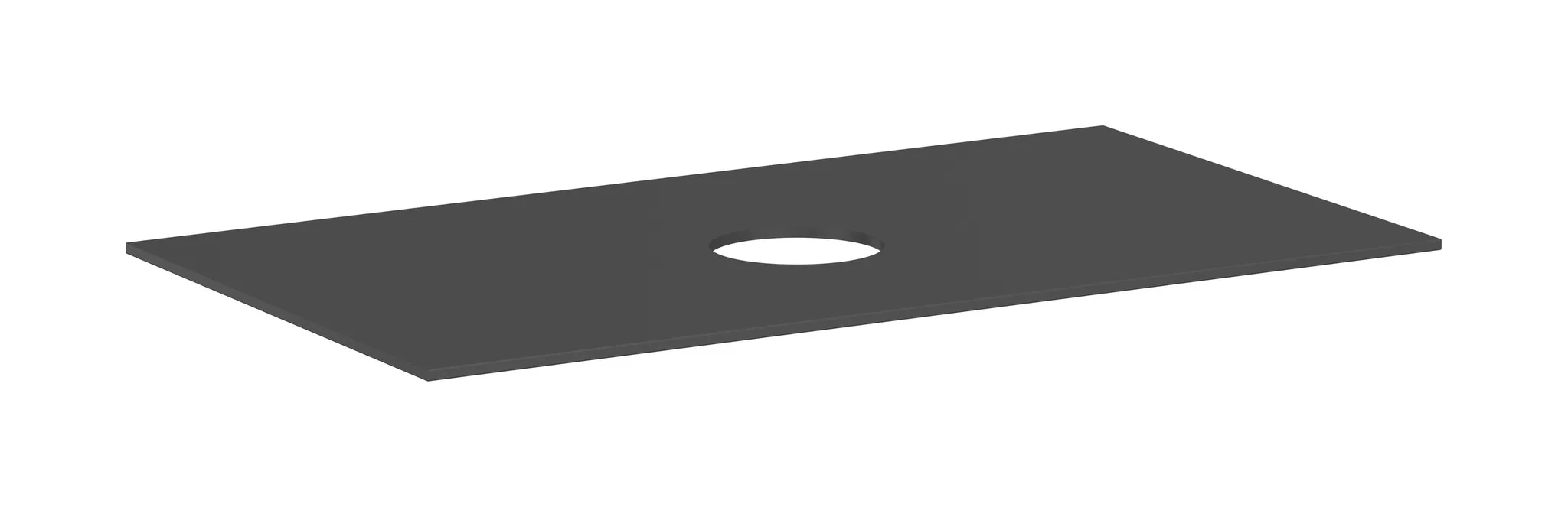Hansgrohe Xevolos E Möbel, Aufsatzwaschtisch Konsole 980x550 mm, Schiefergrau Matt