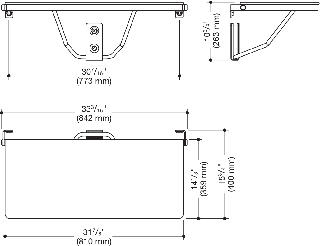 Duschklappsitz „System 900“