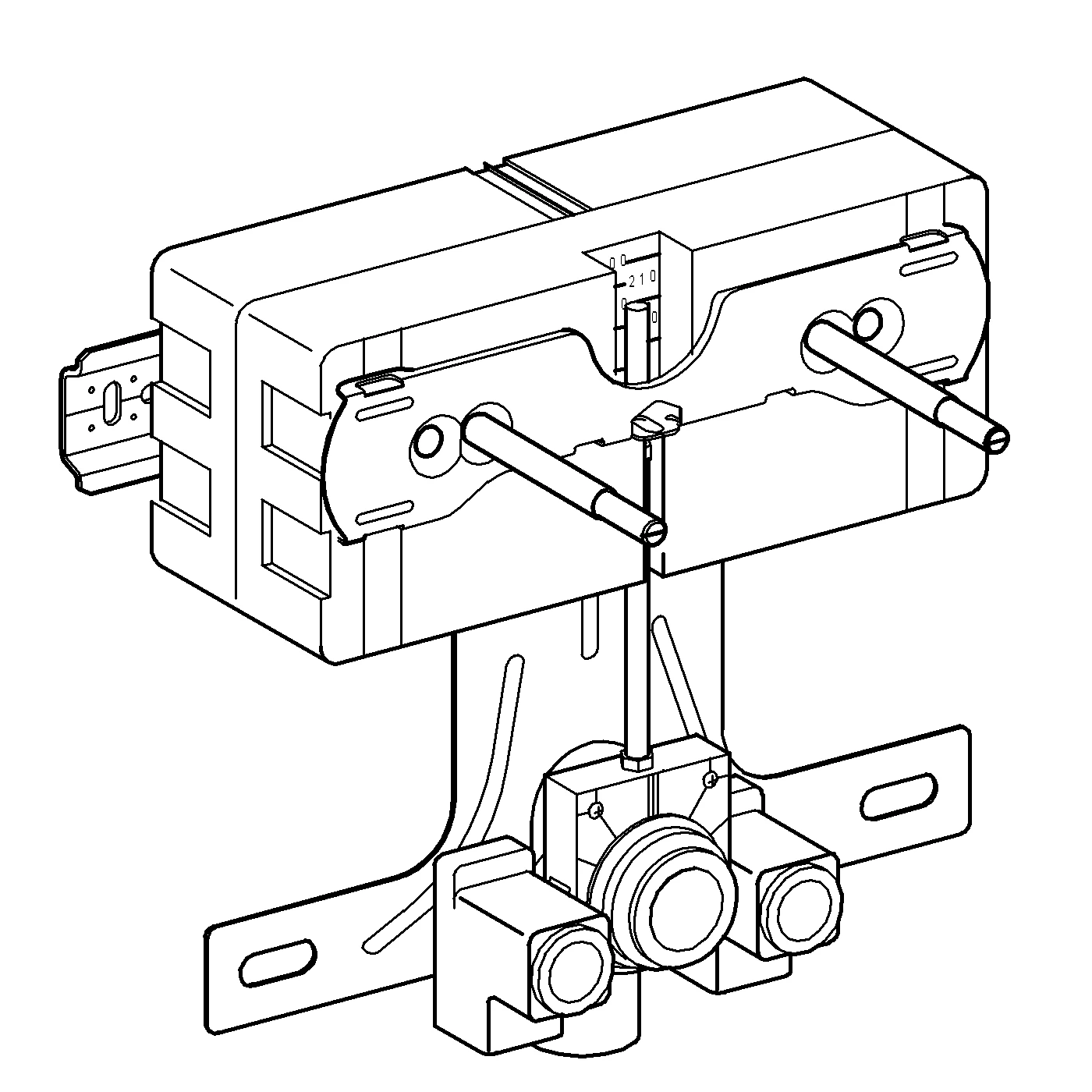 Bidet-Element Uniset 37578_1, schalldämmendes EPS-Modul zum Ummauern