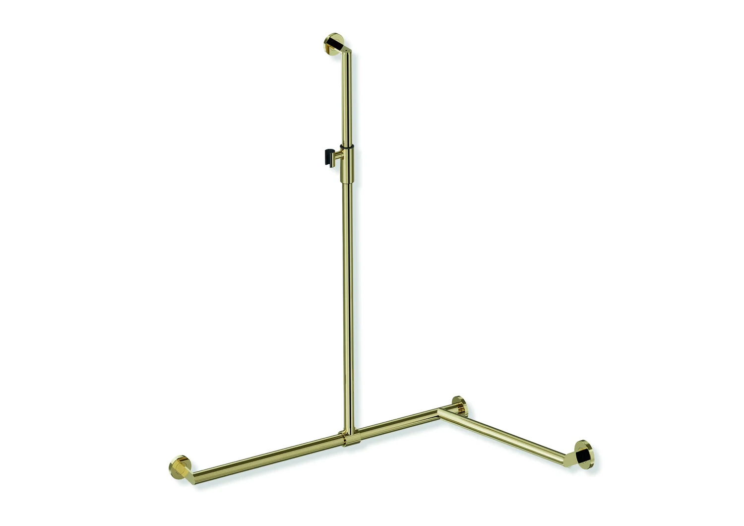 HEWI Duschhandlauf System 900 PG93, Edelstahl PVD, Brausehalter verschiebbar HEWI Duschhandlauf System 900 PG93, Edelstahl PVD, Brausehalter verschiebbar