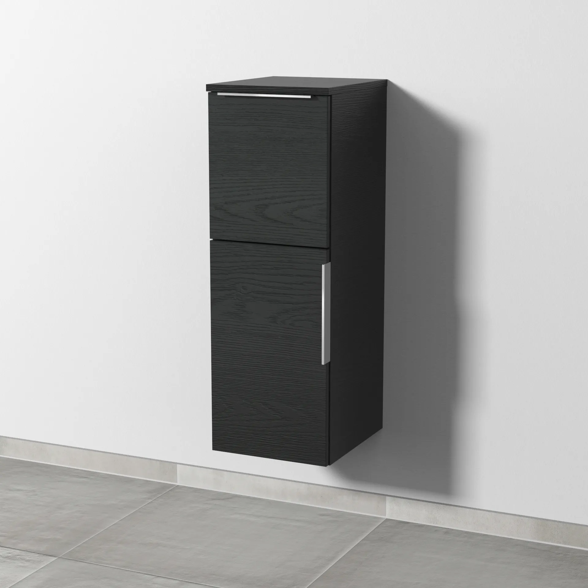 Sanipa Mittelschrank „3way“ 300 × 850 × 345 mm Anschlag links, in Black Oak, Anschlag links