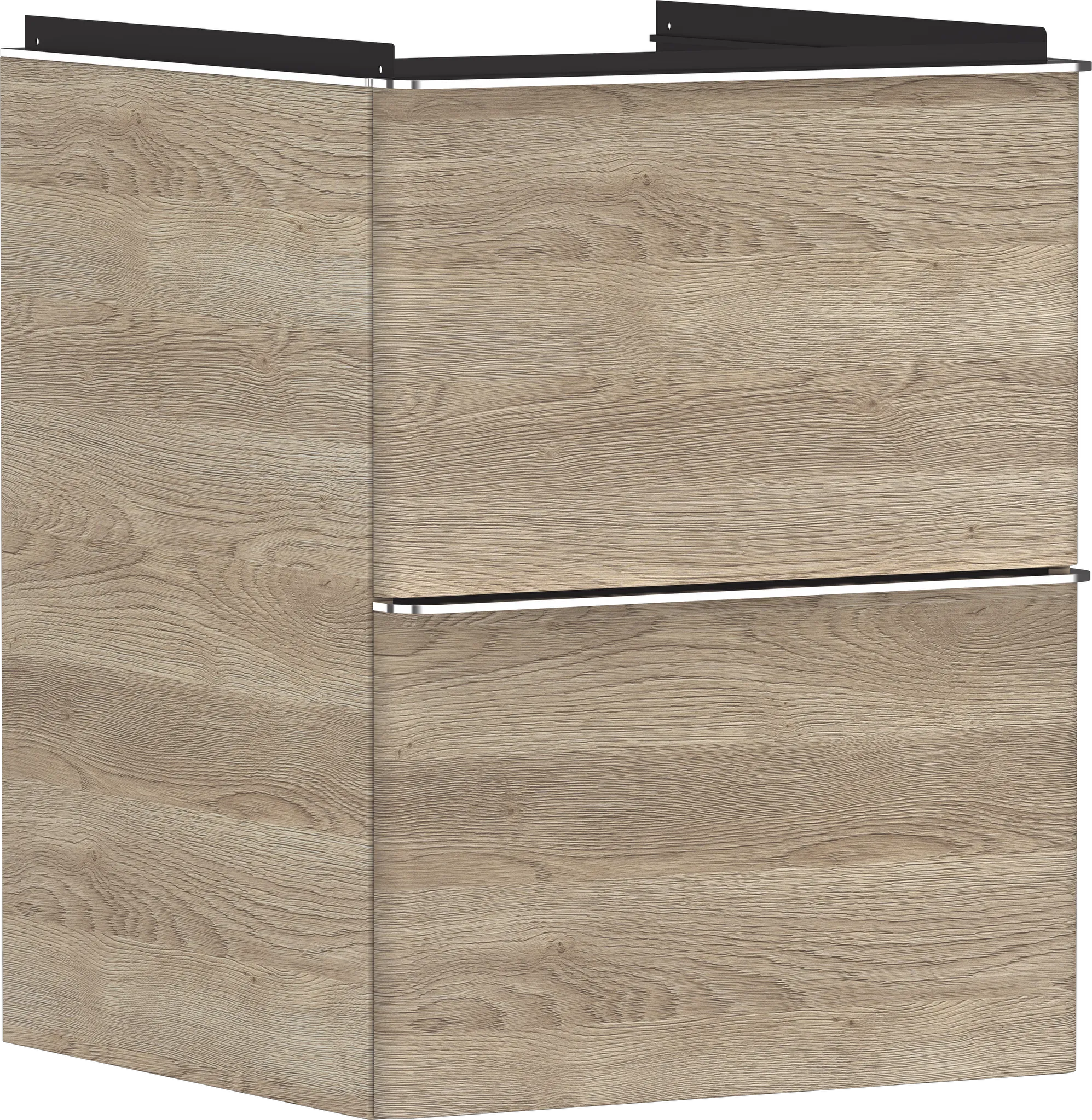 Hansgrohe Xelu Q Waschtischunterschrank Eiche Natur 480⁄475 mit 2 Schubkästen chrom Hansgrohe Xelu Q Waschtischunterschrank Eiche Natur 480⁄475 mit 2 Schubkästen chrom