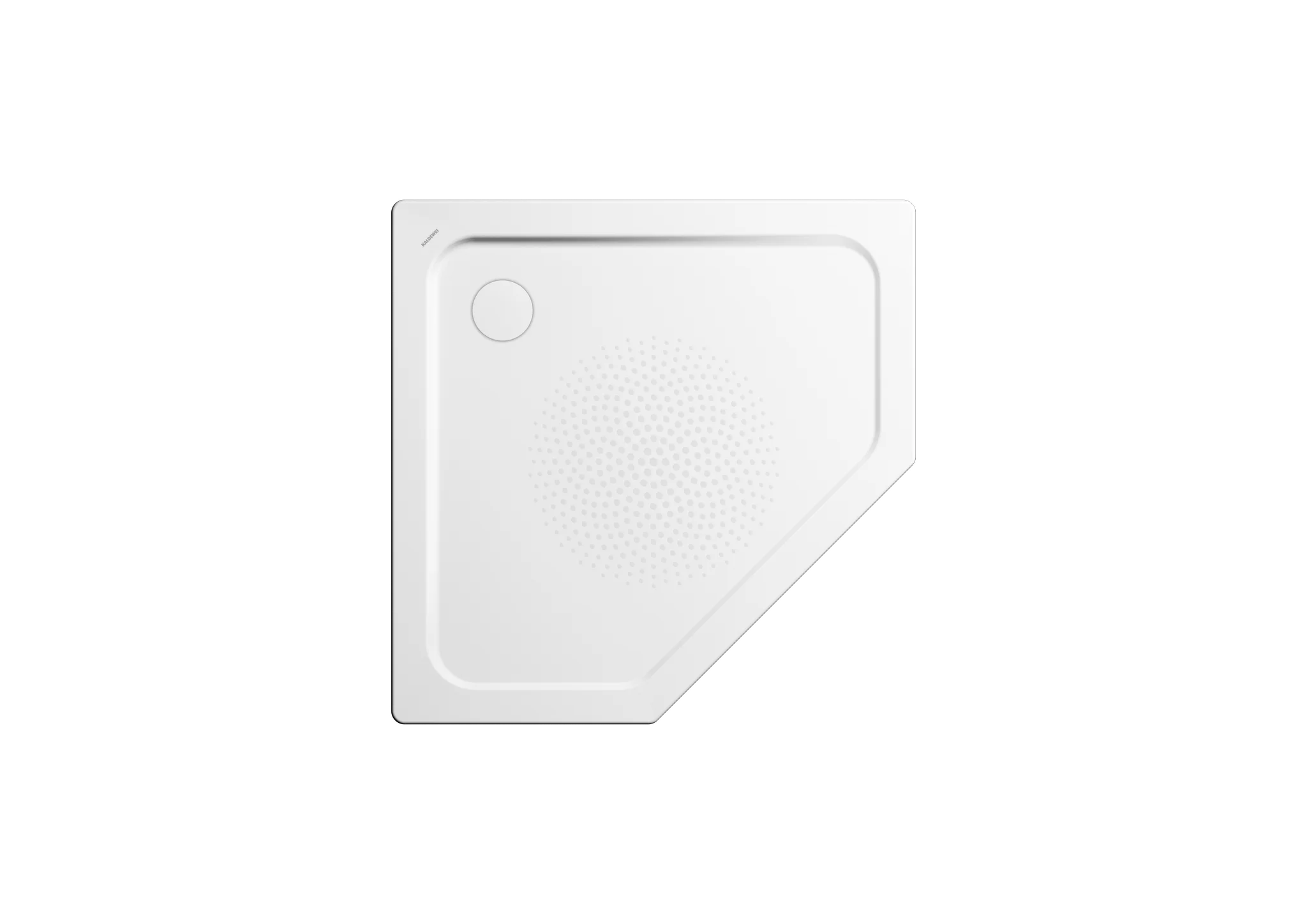 Kaldewei CORNEZZA MIT WANNENTRÄGER Duschfläche 1000x1000 mm, pergamon, Antislip, erhöhter Einbau