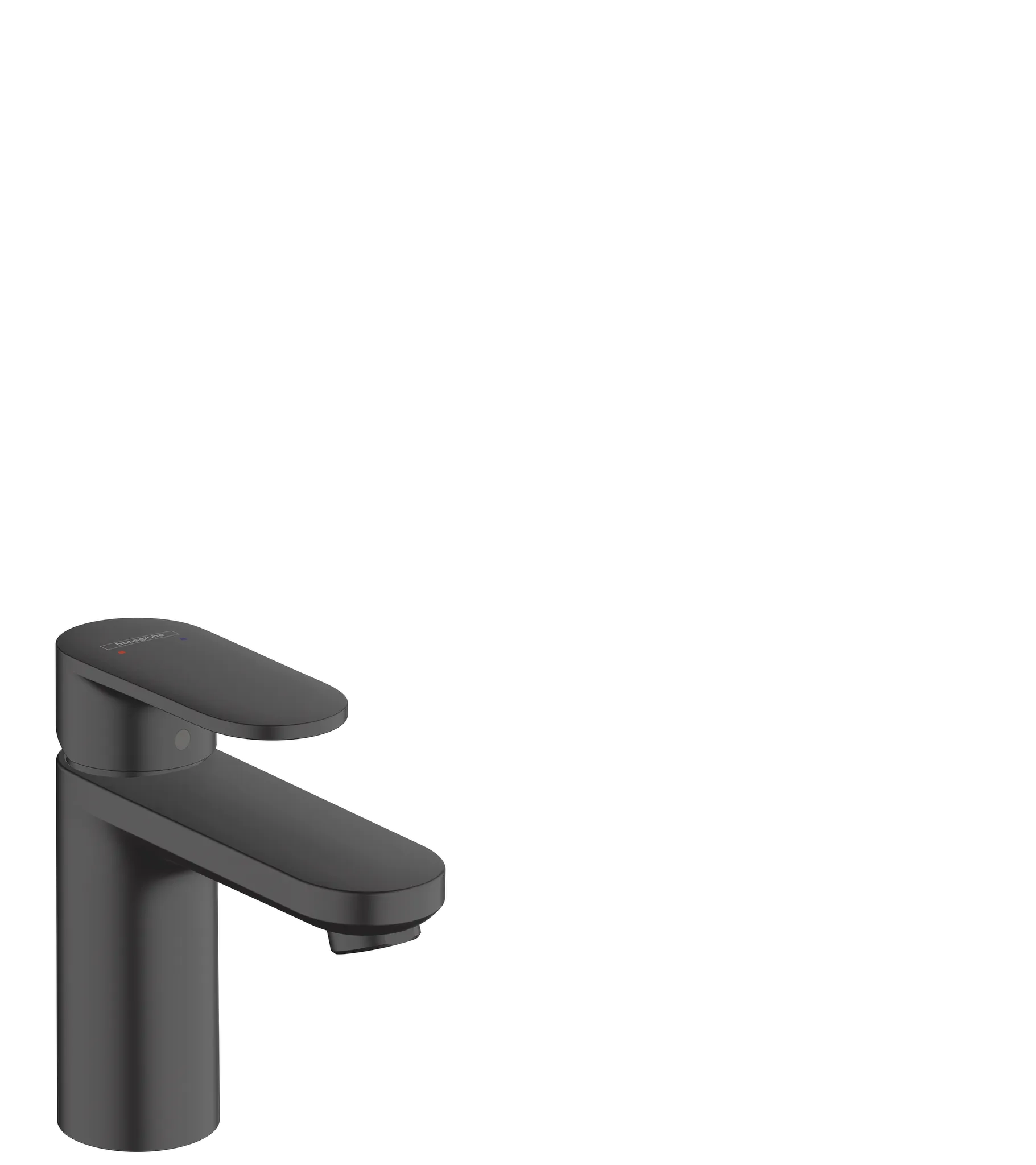 Hansgrohe Vernis Blend Einhebel-Waschtischmischer 100 mit Zugstangen-Ablaufgarnitur, Mattschwarz Hansgrohe Vernis Blend Einhebel-Waschtischmischer 100 mit Zugstangen-Ablaufgarnitur, Mattschwarz