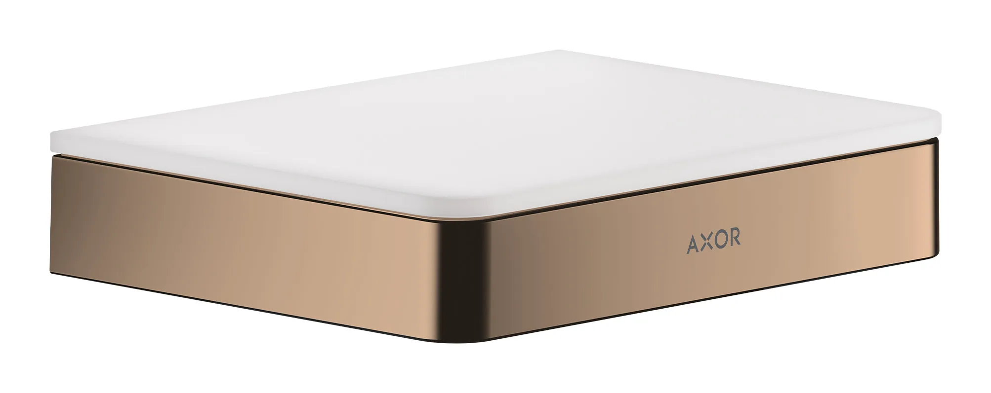 Hansgrohe AXOR Universal Softsquare Ablage 150, Polished Red Gold