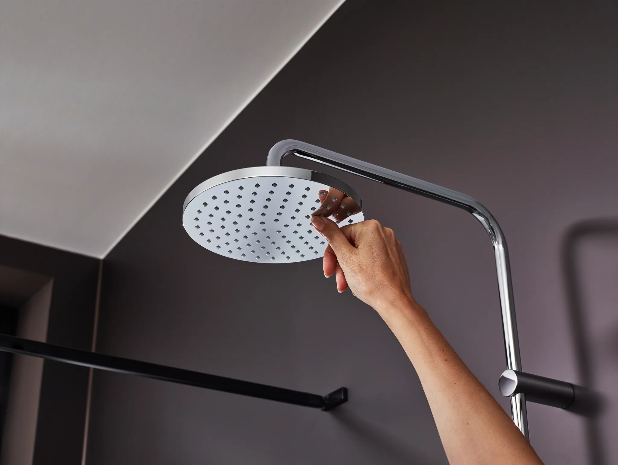 Showerpipe 200 1jet Vernis Blend Reno chrom Showerpipe 200 1jet Vernis Blend Reno chrom