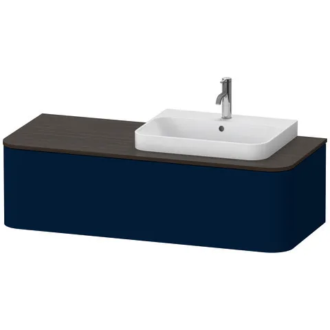 Duravit Waschtischunterschrank wandhängend „Happy D.2 Plus“ Nachtblau Seidenmatt Duravit Waschtischunterschrank wandhängend „Happy D.2 Plus“ Nachtblau Seidenmatt