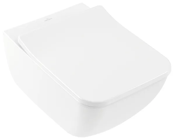 Wand-Tiefspül-WC DirectFlush „Venticello“ mit DirektFlush, Spülrandlos 37,5 × 33 × 56 cm in Weiß Alpin, ohne Spülrand