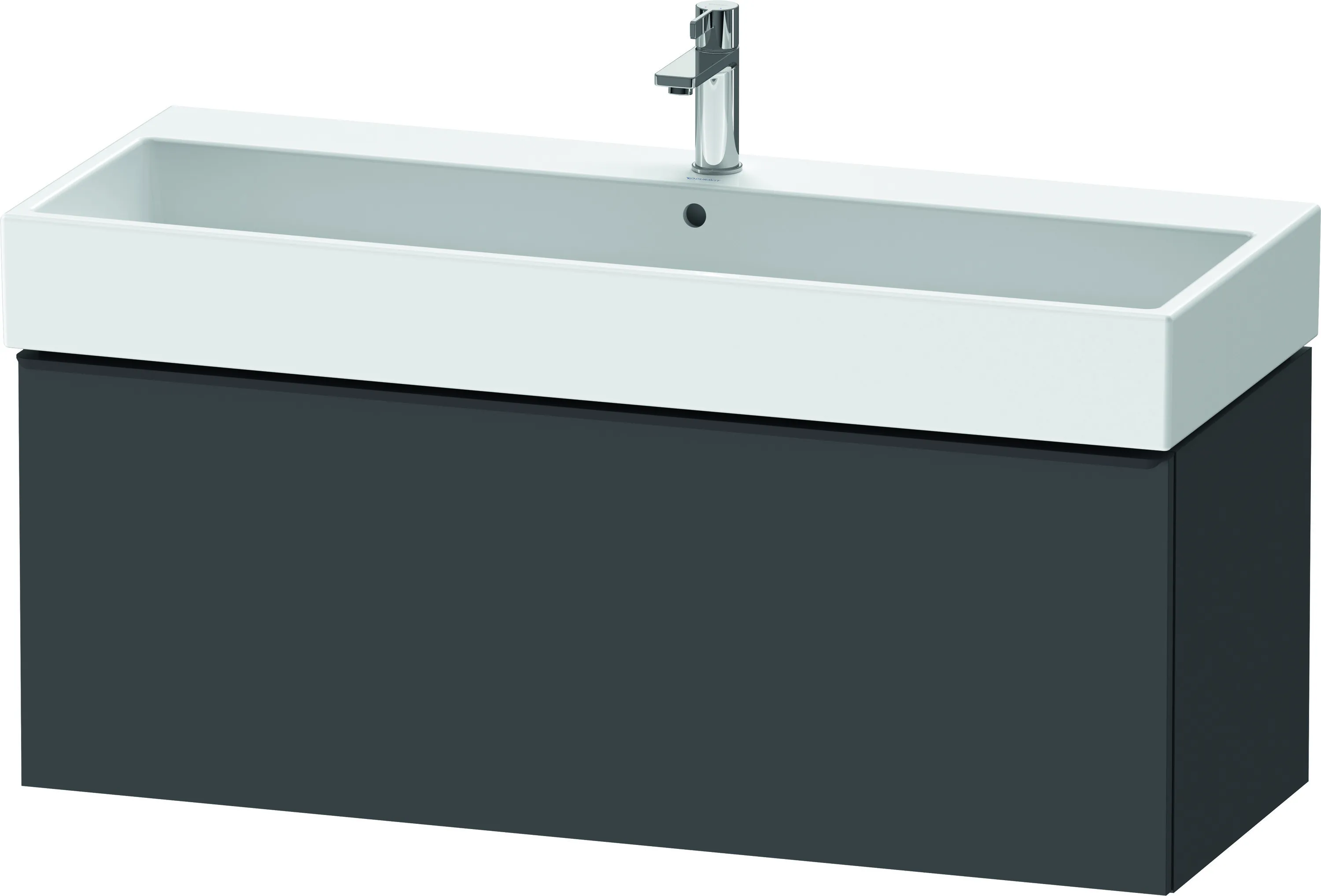 Duravit Waschtischunterschrank wandhängend „D-Neo“ 118,4 × 44 × 44,2 cm in Graphit Matt Duravit Waschtischunterschrank wandhängend „D-Neo“ 118,4 × 44 × 44,2 cm in Graphit Matt