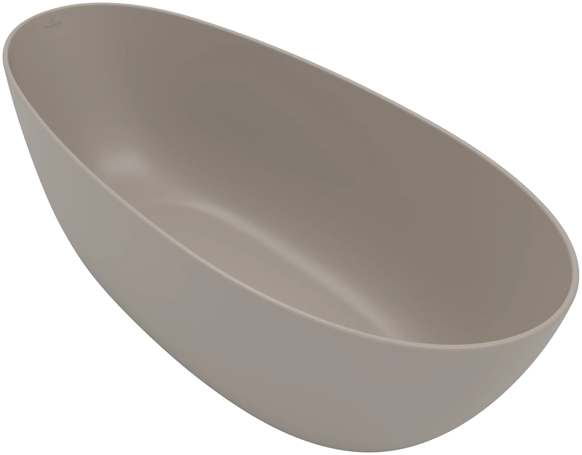 Villeroy & Boch freistehende Badewanne Antao, Almond, 1700 x 750 mm, Höhe 500 mm, Einbauhöhe 504 mm, Wasserinhalt 258 Liter